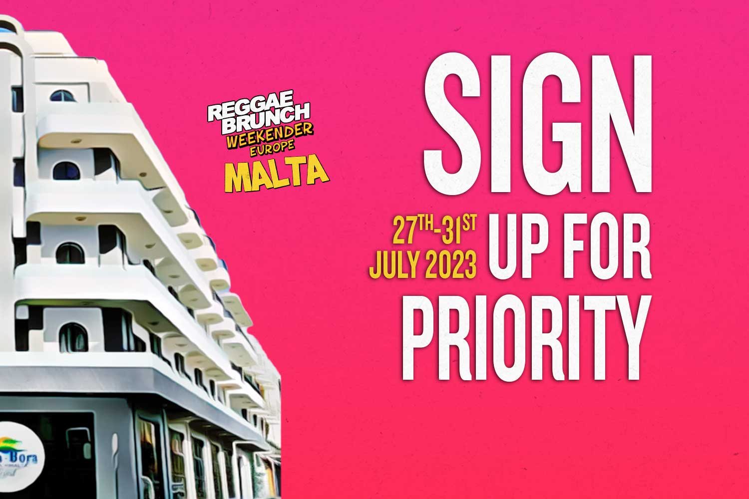 27th-31st July 2023 | Malta 