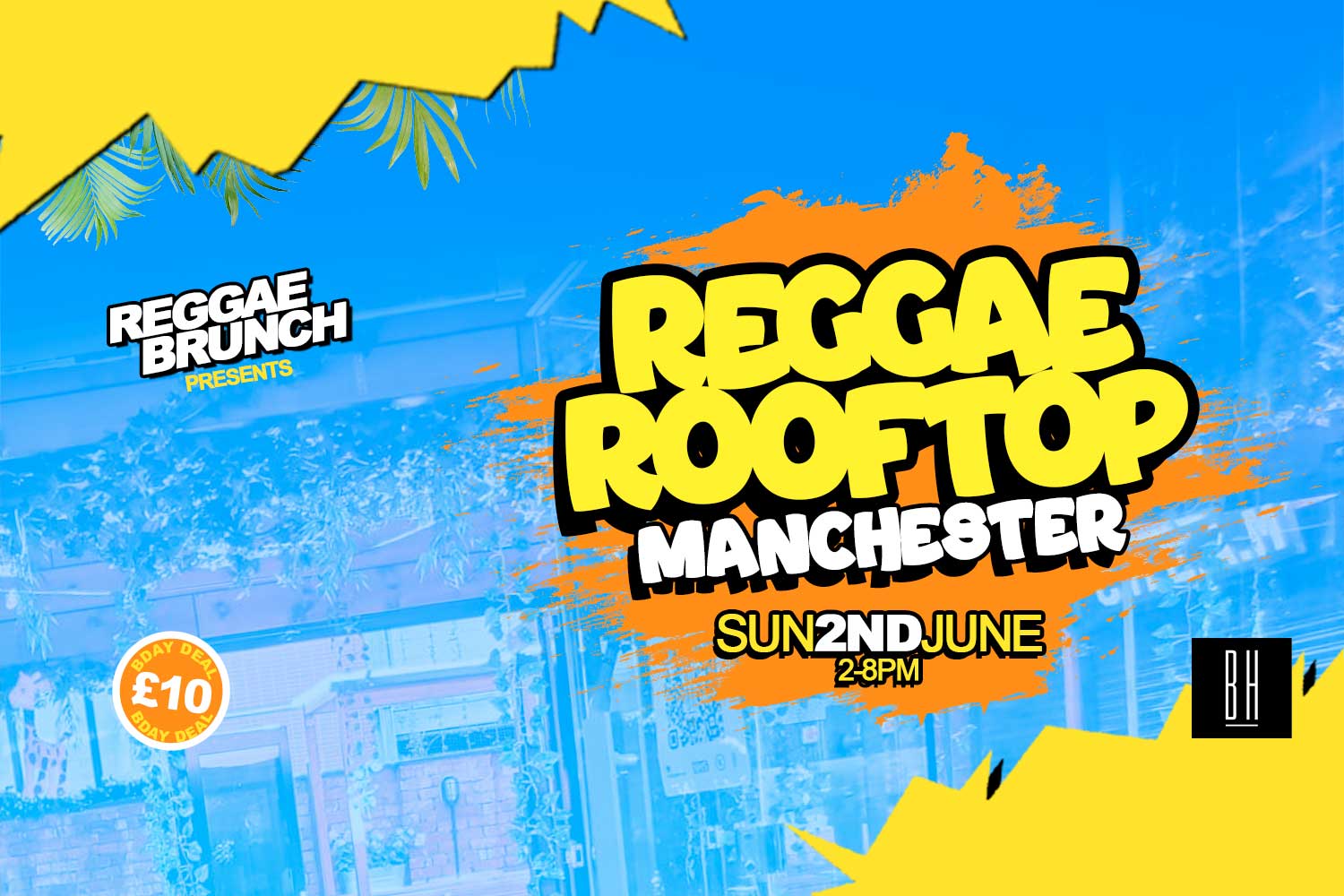 Sun, 2nd June | Reggae Rooftop Manchester