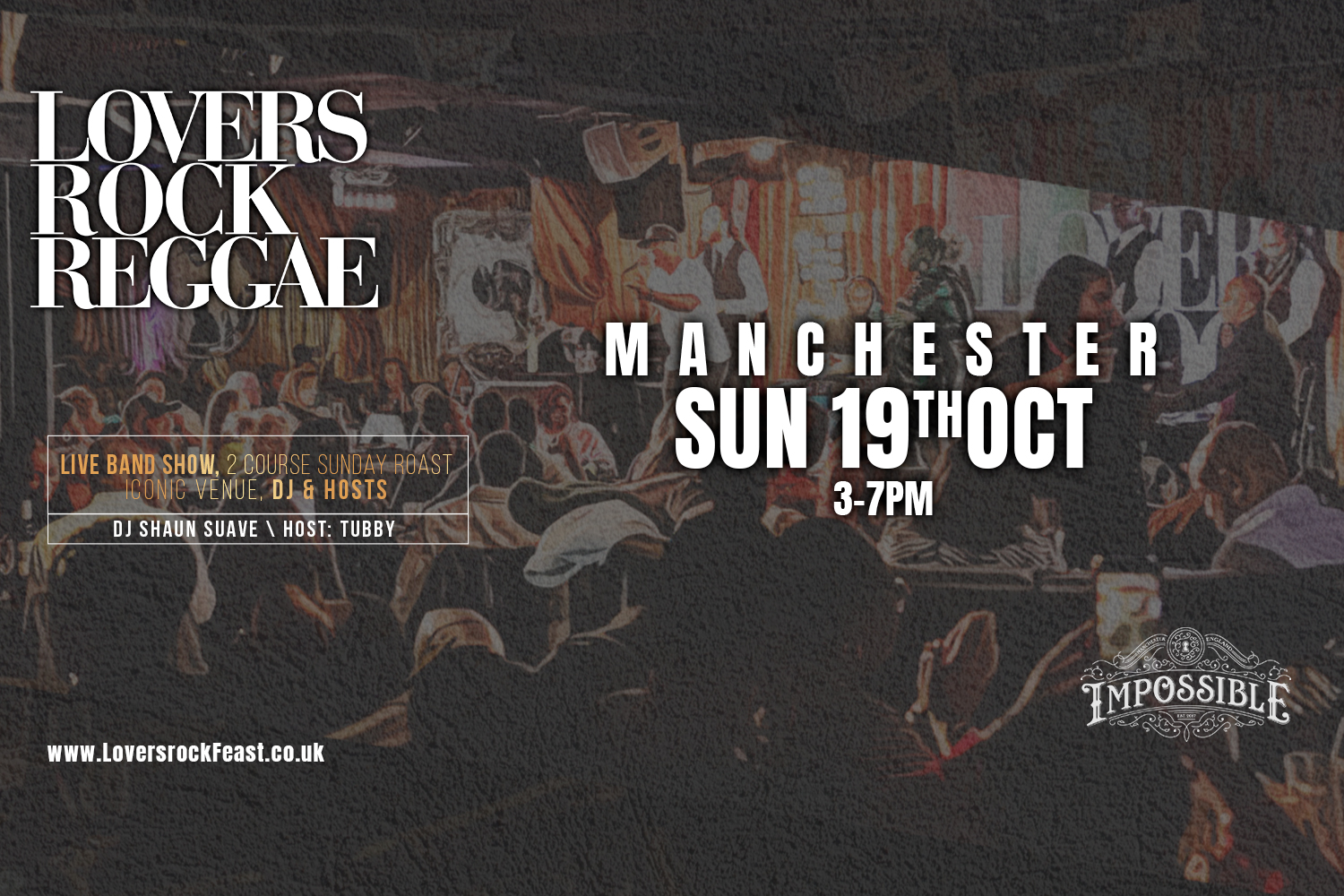 Sun 19th Oct | Lovers Rock MCR