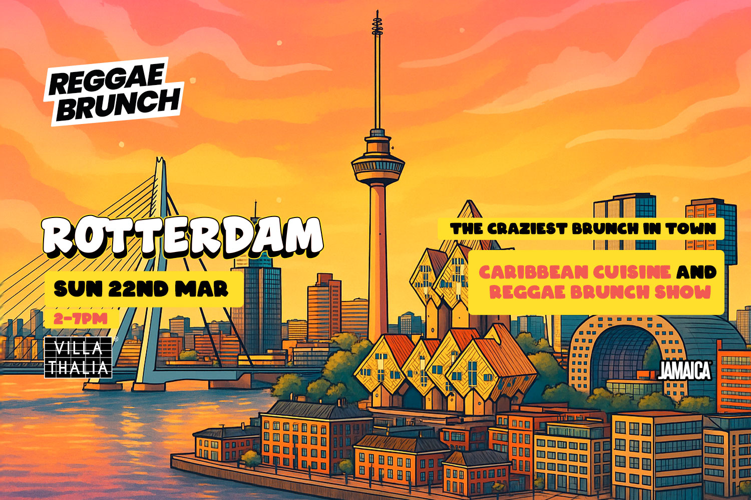 Sun 22nd Mar | Reggae Brunch Rotterdam