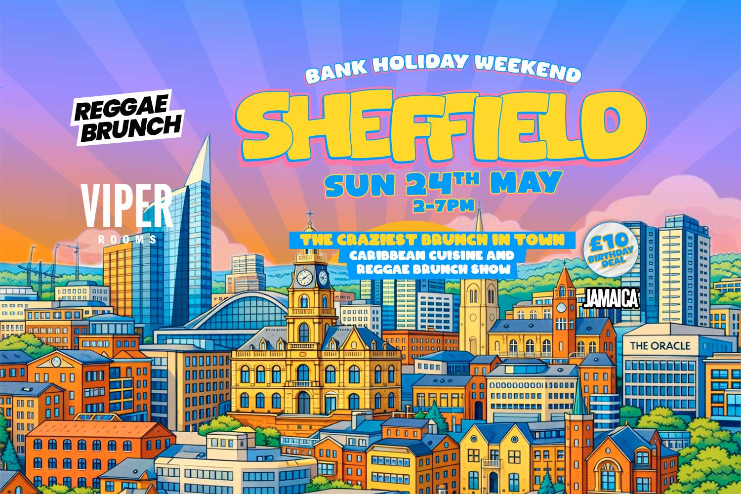 Sun 24th May | Reggae Brunch Sheffield