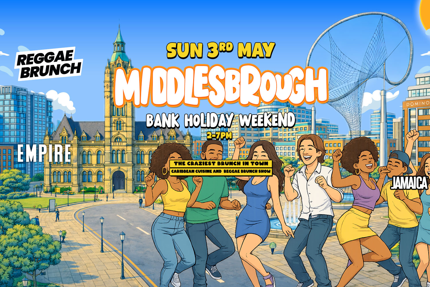 Sun 3rd May | Reggae Brunch Middlesbrough