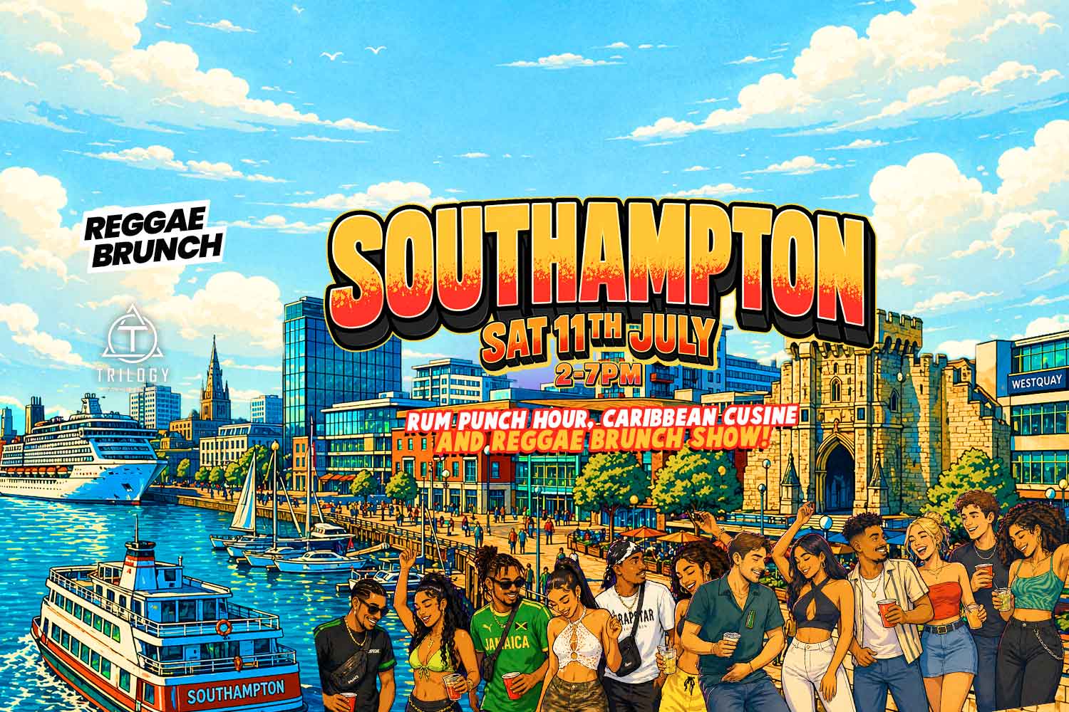 Sat, 11th July | Reggae Brunch Southampton
