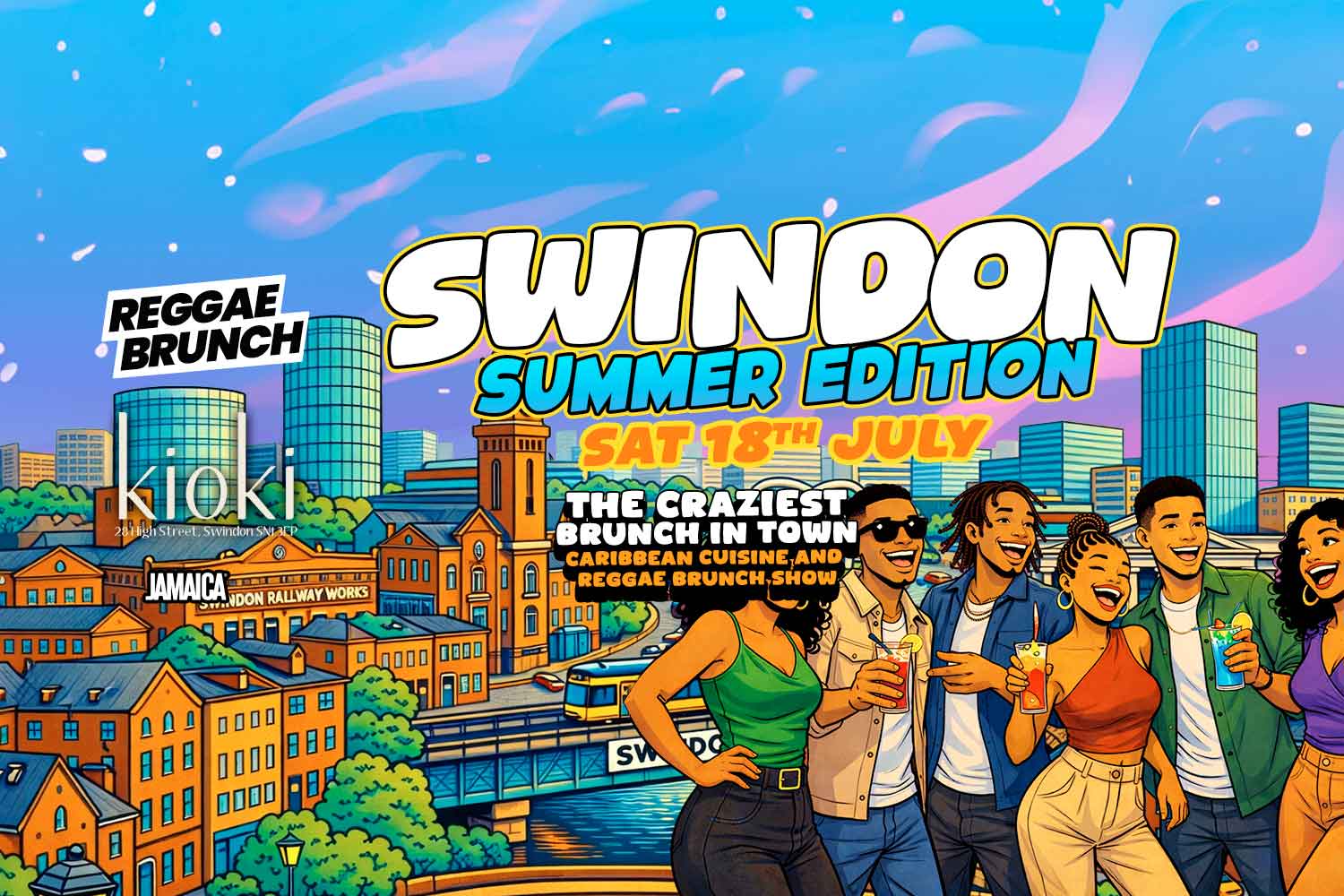 Sat, 18th July | Reggae Brunch Swindon