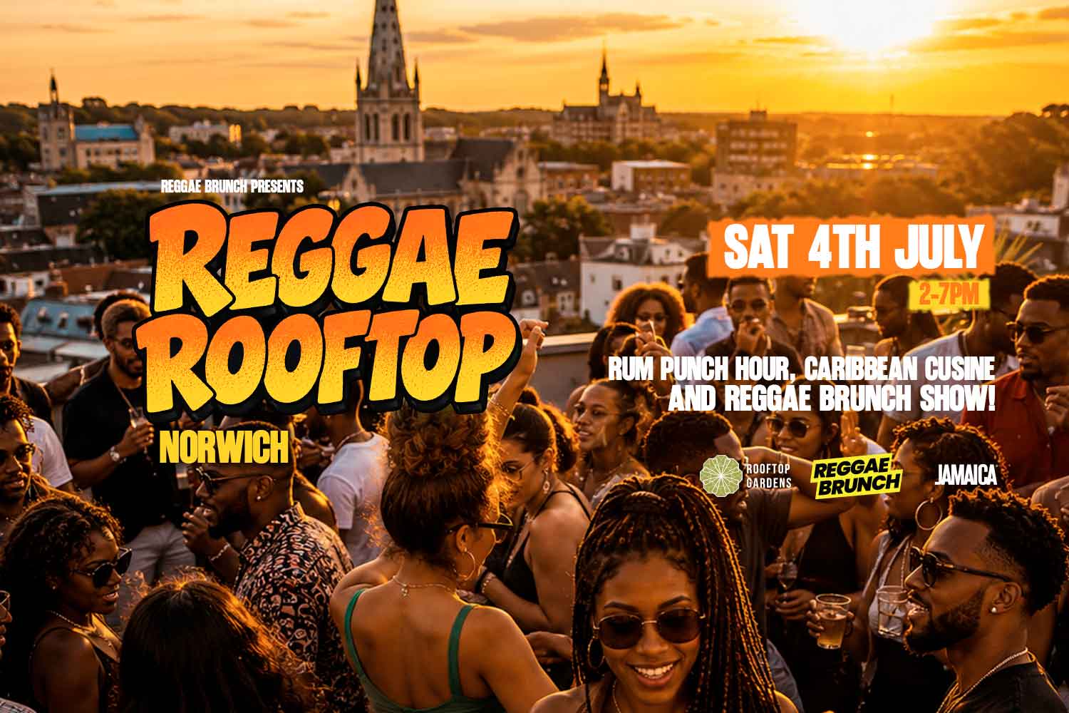 Sat, 4th July | Reggae Rooftop Norwich