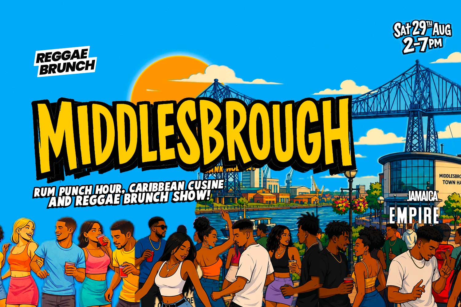 Sat 29th Aug | Reggae Brunch Middlesbrough