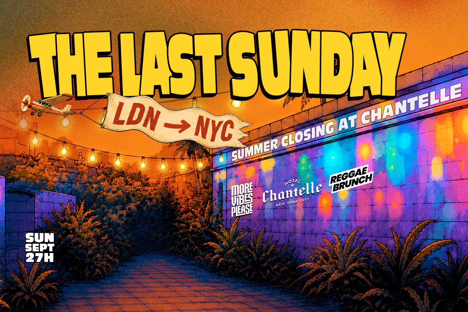 Sun 27th Sept |  Reggae Brunch NEW YORK